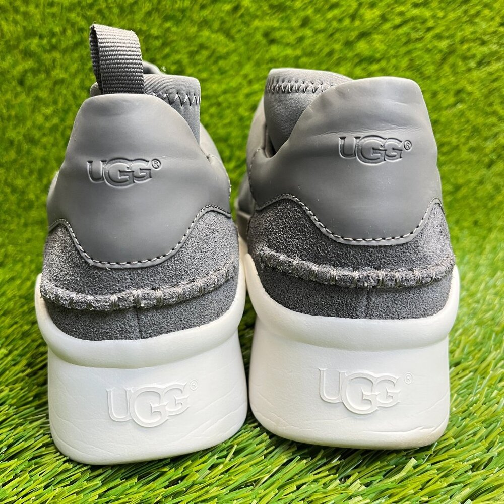 UGG Neutra Womens Size 8.5 Gray White Athletic Walking Slip On Shoes Sneakers - Picture 6 of 10